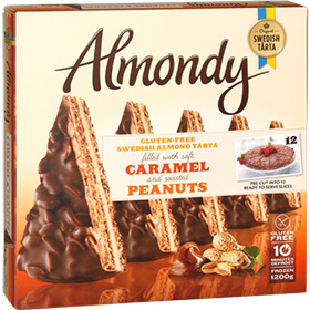 Caramel Peanuts 12 slices