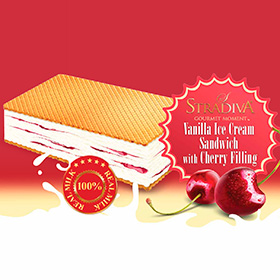 Vanilla Cherry Sandwich