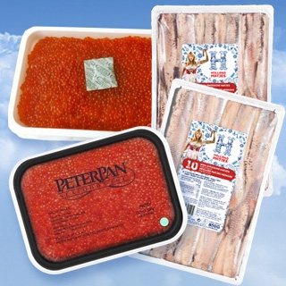 Seafood / Red & Black Caviar